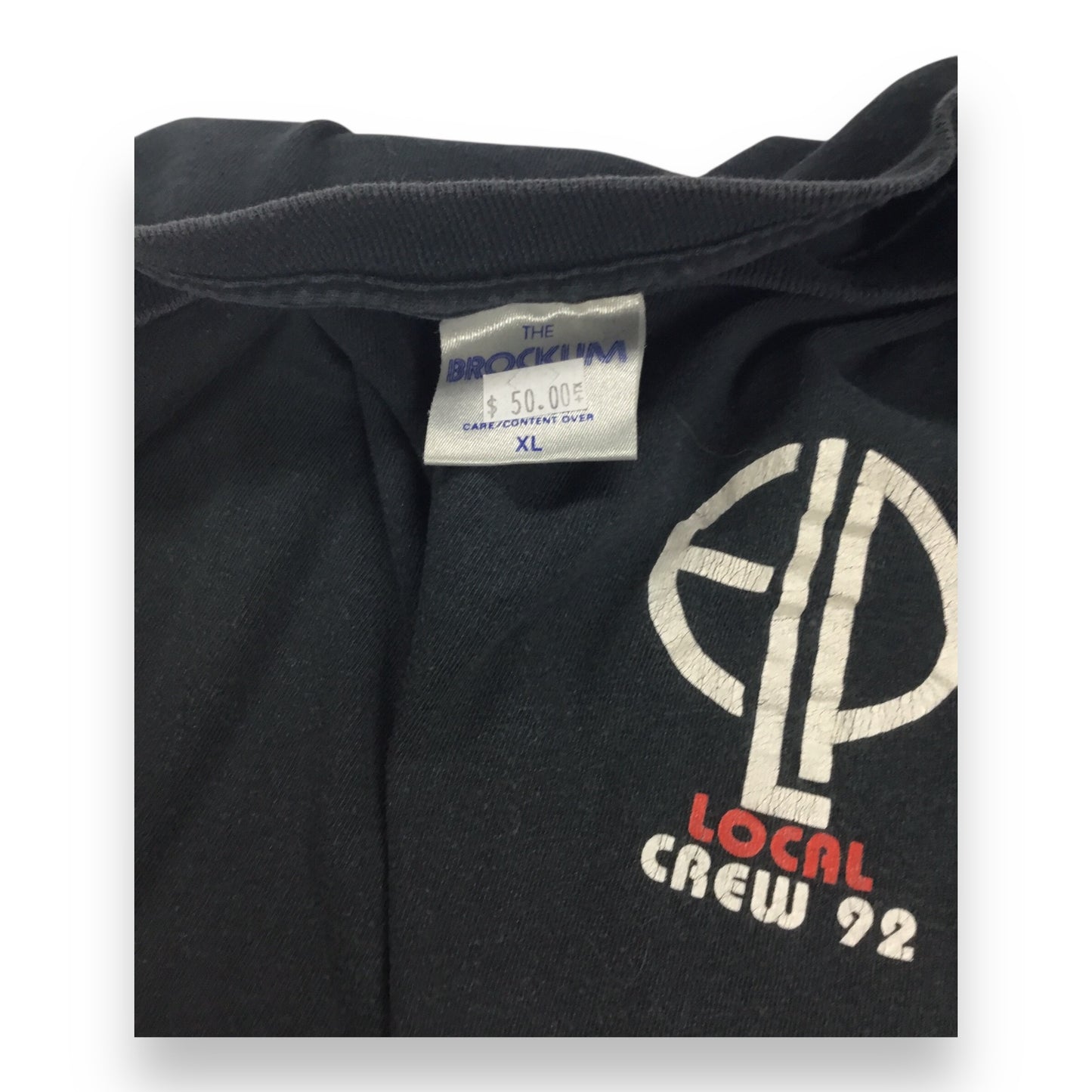 Emerson, Lake & Palmer Local Crew 92 Concert Crew T-Shirt