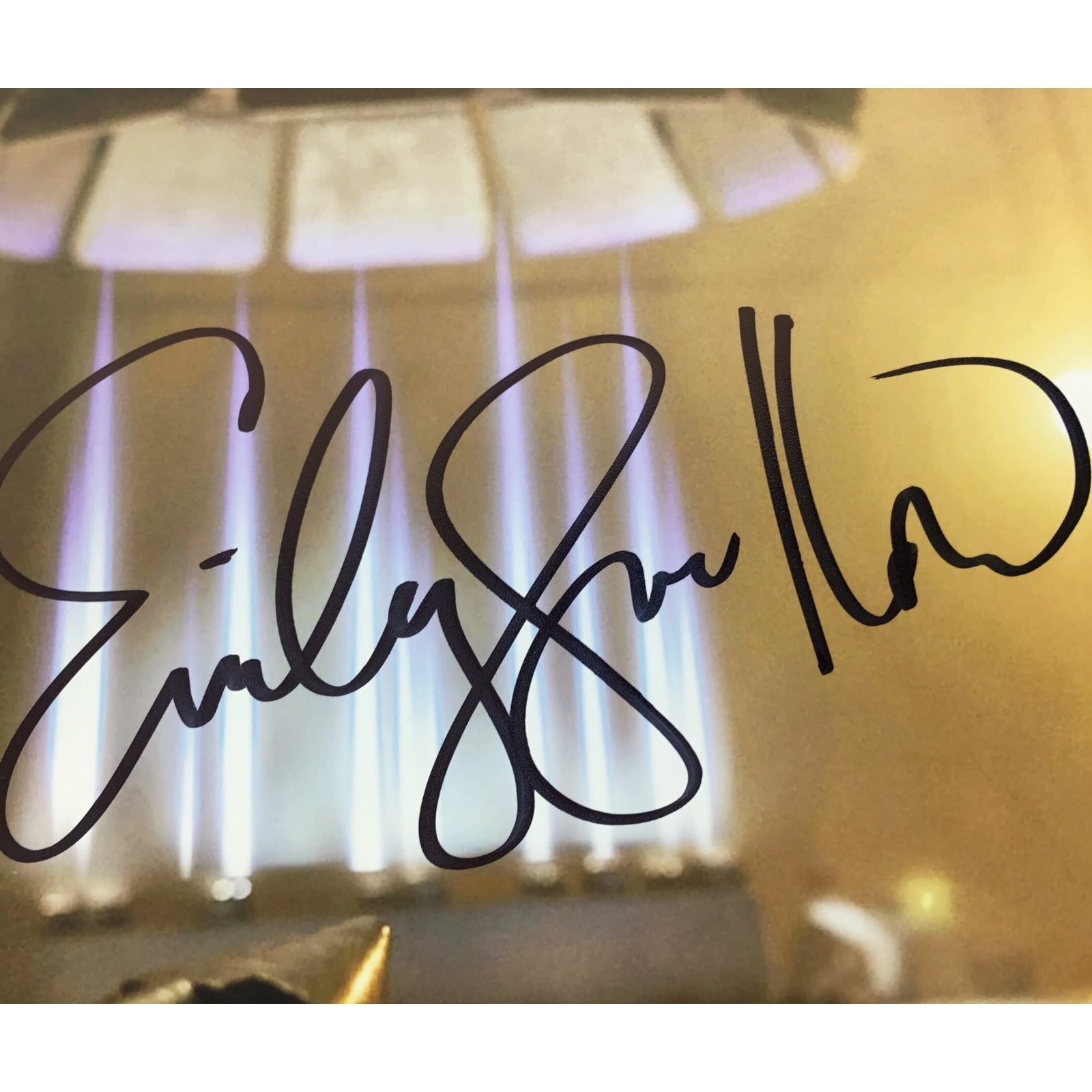 Emily Swallow Signed 8x10 Photo - The Mandalorian (Beckett Certified)