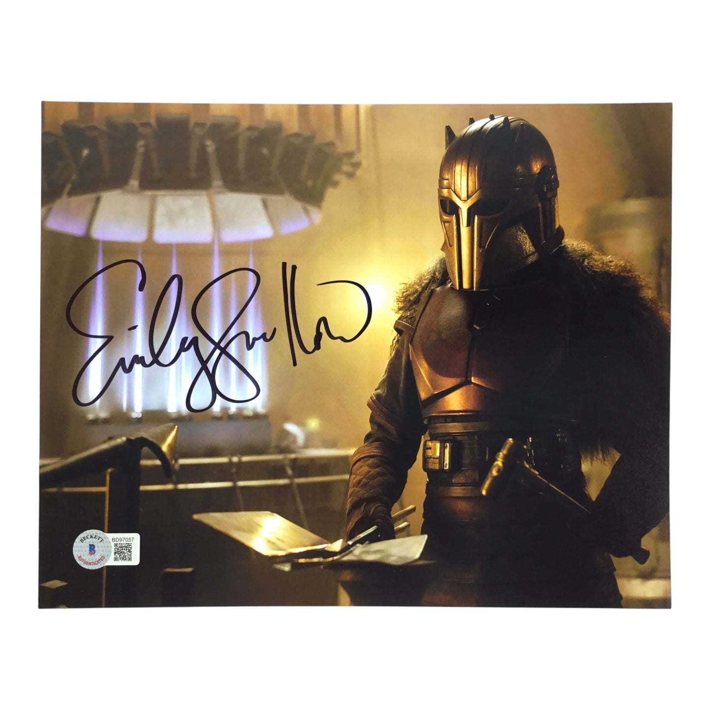 Emily Swallow Signed 8x10 Photo - The Mandalorian (Beckett Certified)