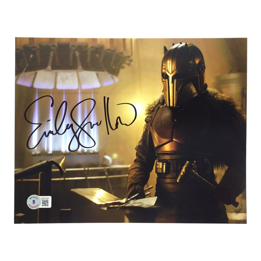 Emily Swallow Signed 8x10 Photo - The Mandalorian (Beckett Certified)