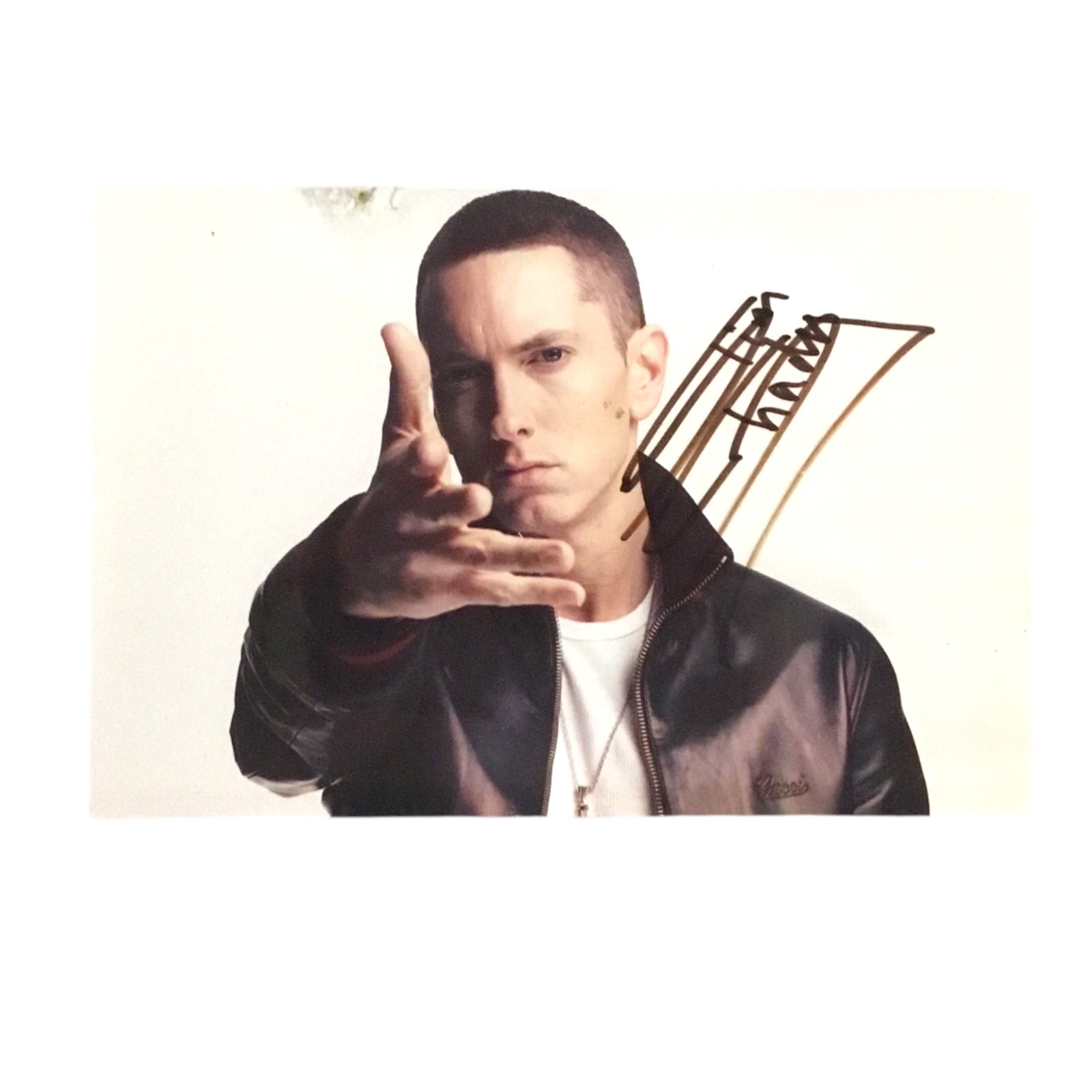 Eminem Slim Shady Poster and Signed Photo Framed