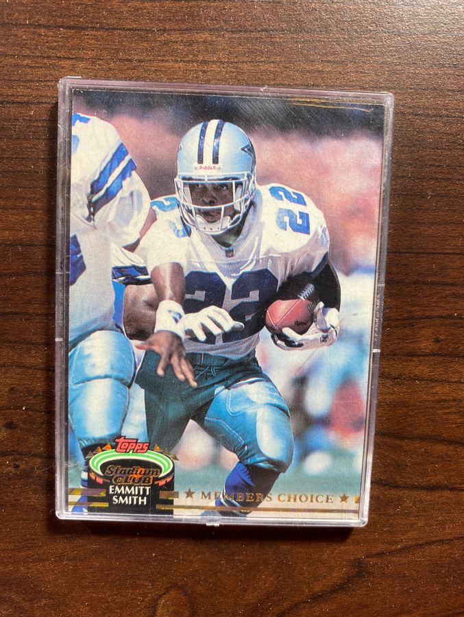 Emmitt Smith Autographed Photo 8x10 Plaque Cowboys JSA Certified