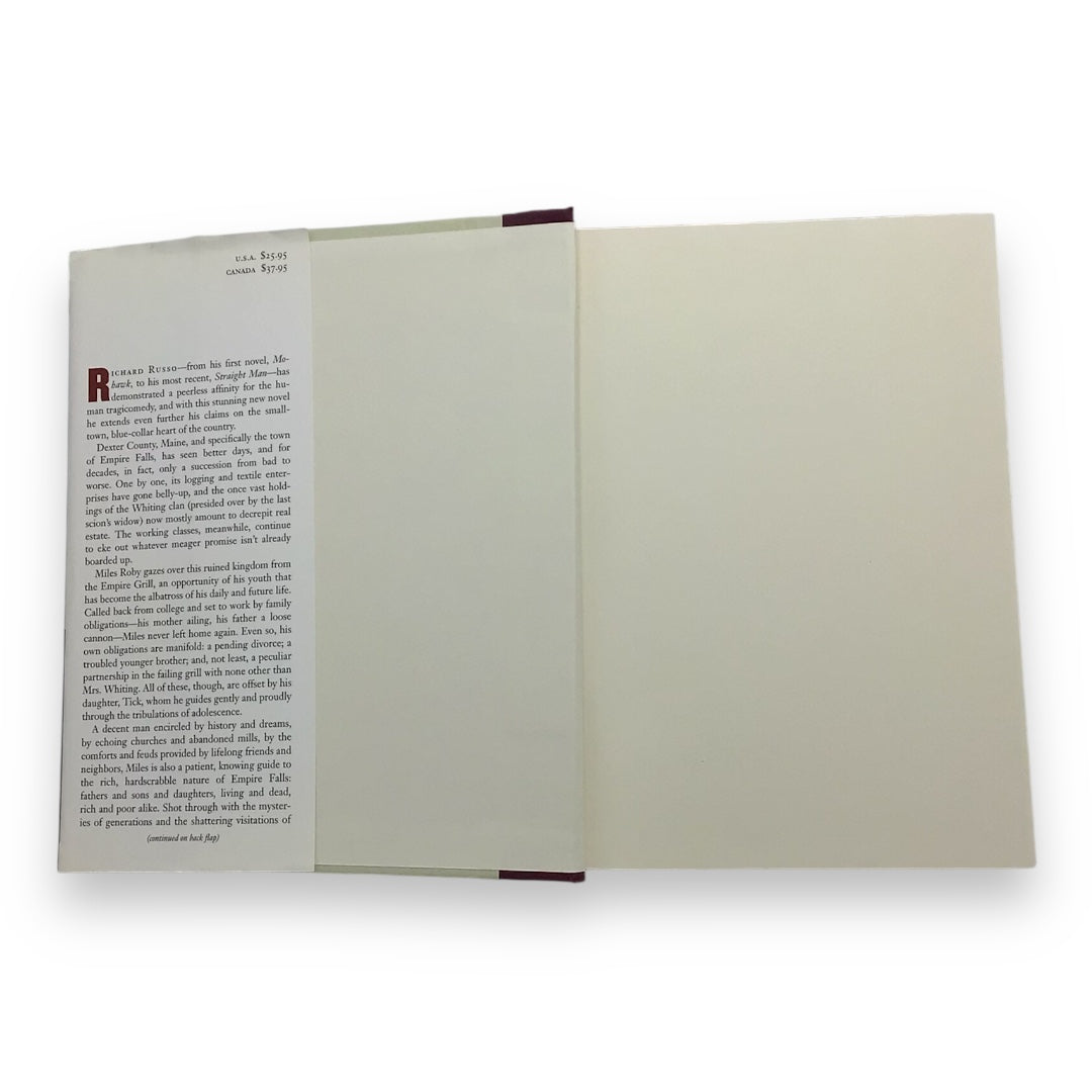 Empire Falls SIGNED by Richard Russo (First Edition, 2001)