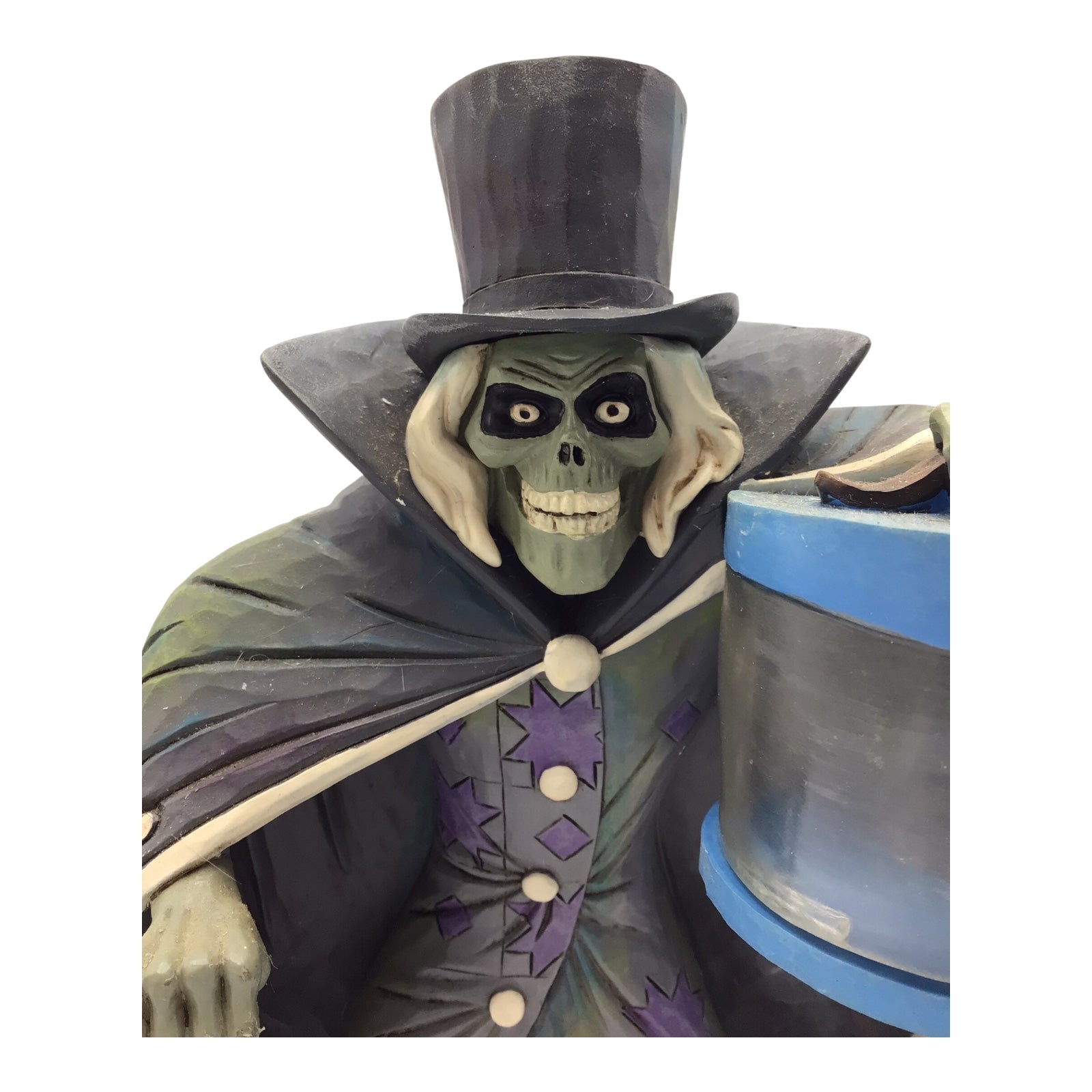 Enesco Disney Traditions Hat Box Ghost Figurine – Haunted Mansion Collectible by Jim Shore