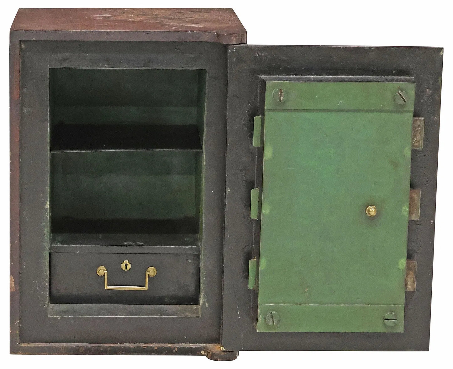 English Victorian J. & H. Brookes "Star Safe" Cast Iron Safe | Late 19th Century