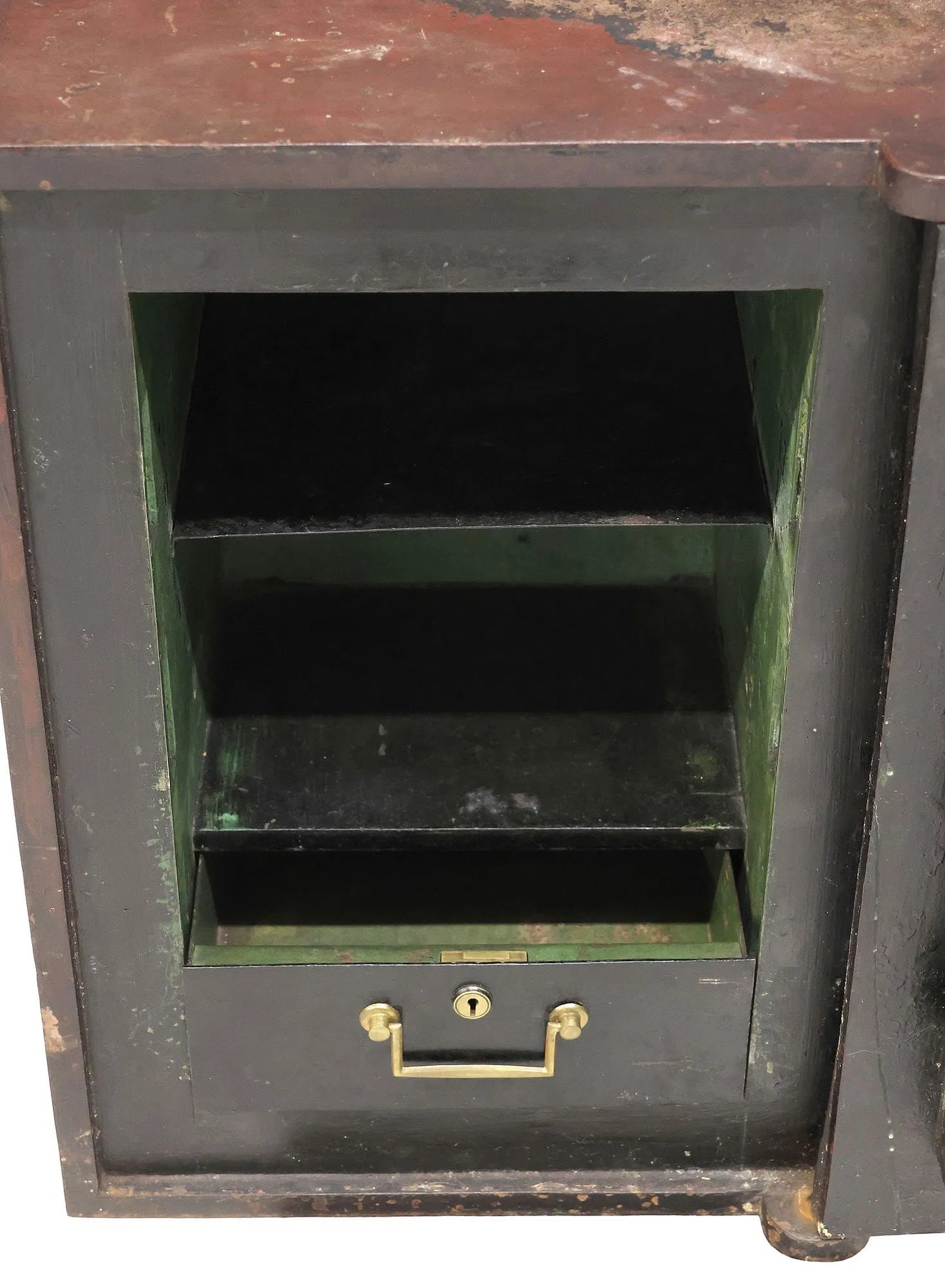 English Victorian J. & H. Brookes "Star Safe" Cast Iron Safe | Late 19th Century
