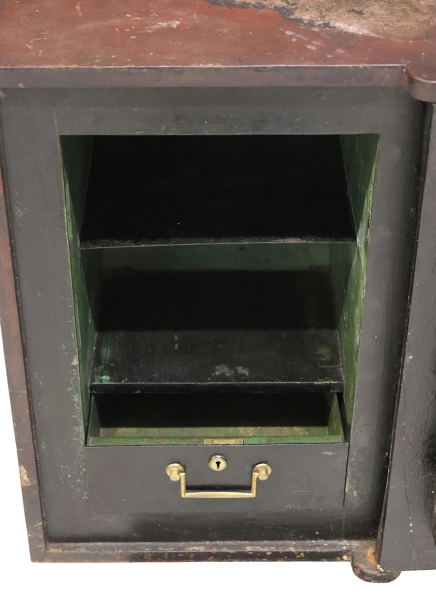 English Victorian J. & H. Brookes "Star Safe" Cast Iron Safe | Late 19th Century