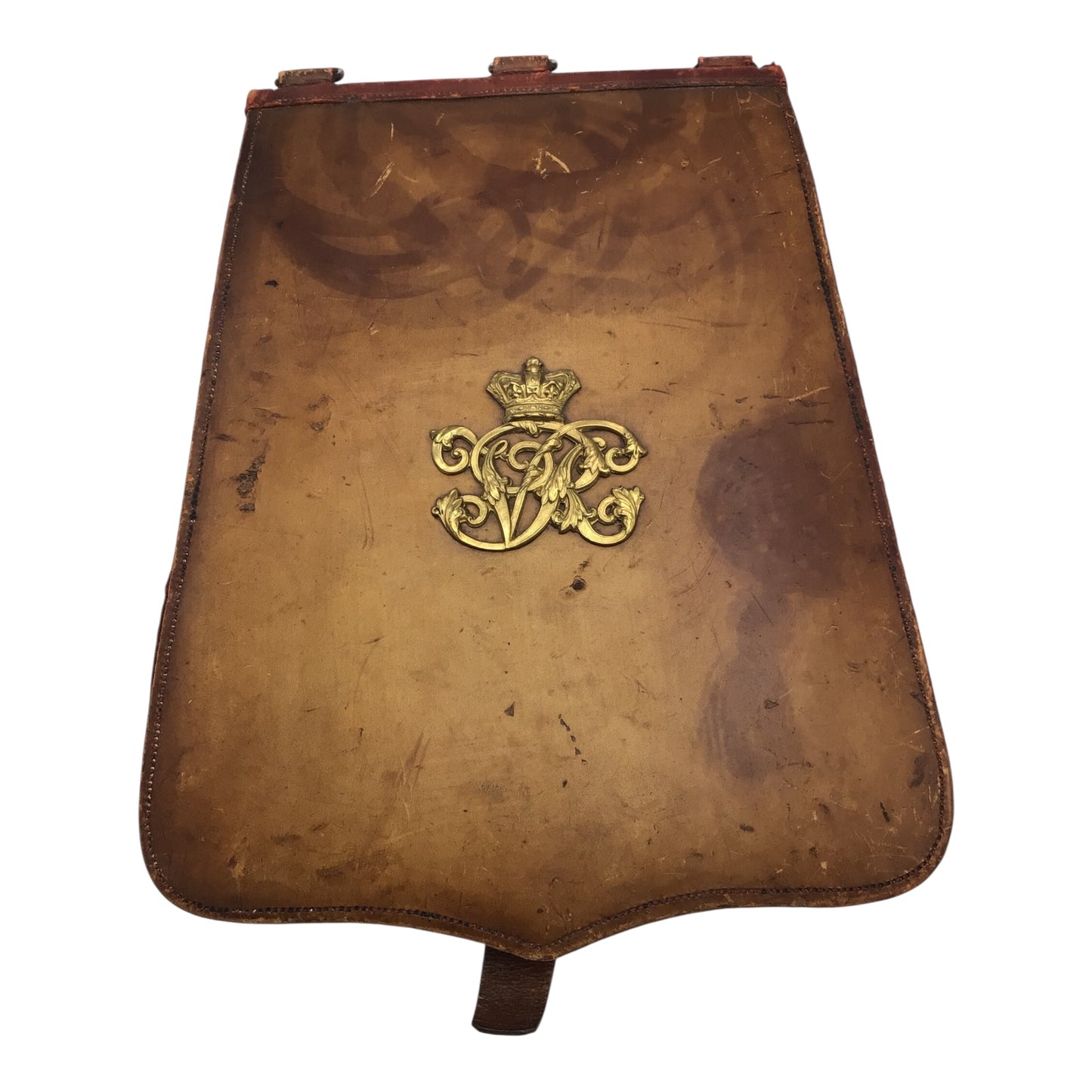 English Victorian-era 19th Century British Sabretache w/ Gold Bullion Cord