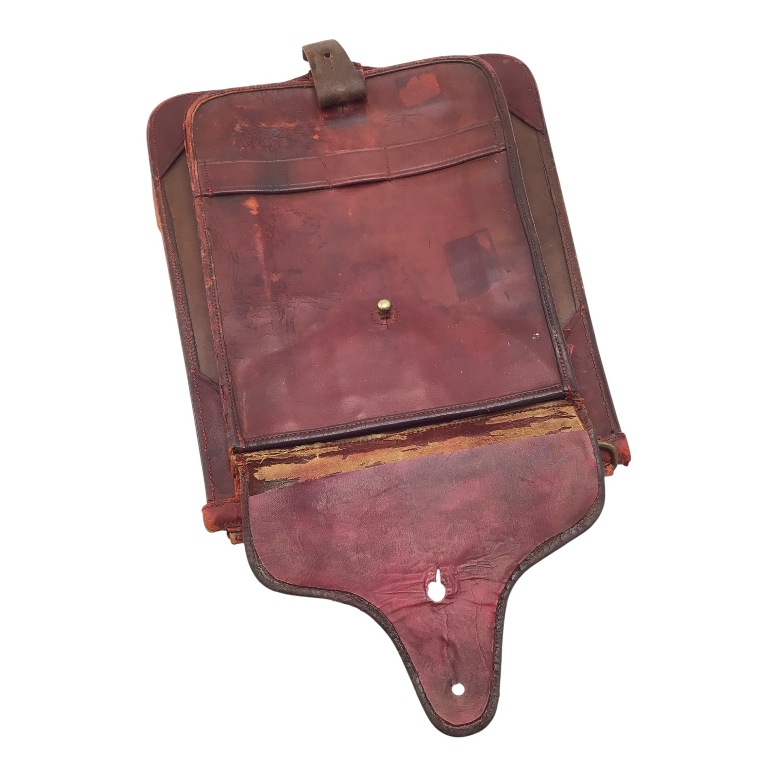 English Victorian-era 19th Century British Sabretache w/ Gold Bullion Cord