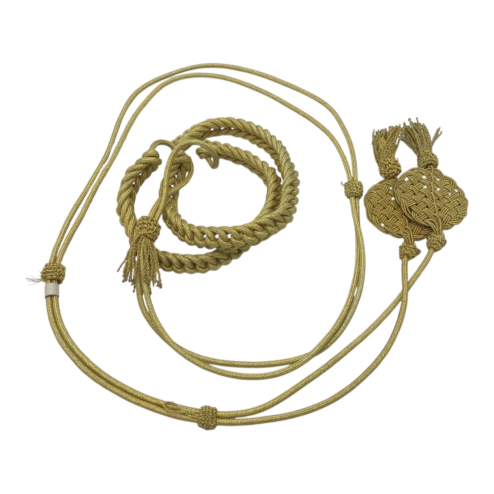 English Victorian-era 19th Century British Sabretache w/ Gold Bullion Cord
