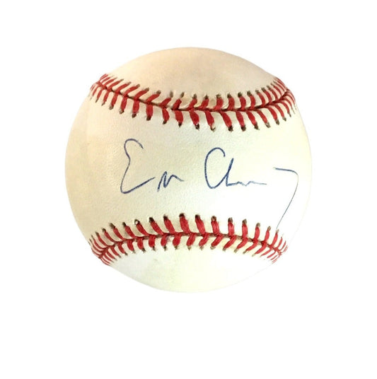 Eric Chavez Autographed Baseball