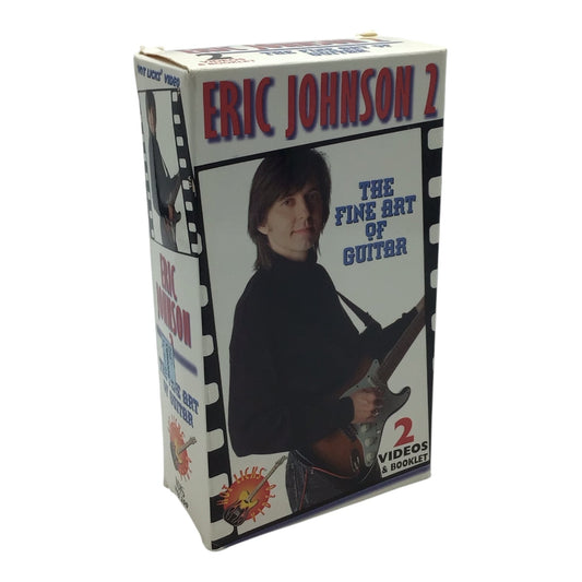 Eric Johnson 2 The Fine Art of Guitar 2 VHS Tapes (Missing Booklet)