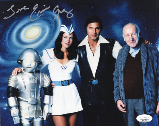 Erin Gray Signed Photo 8x10, Erin Autograph as Colonel Wilma Deering in Buck Rogers in the 25th Century, JSA and PSA Letter Double Certified Authentic UU42376