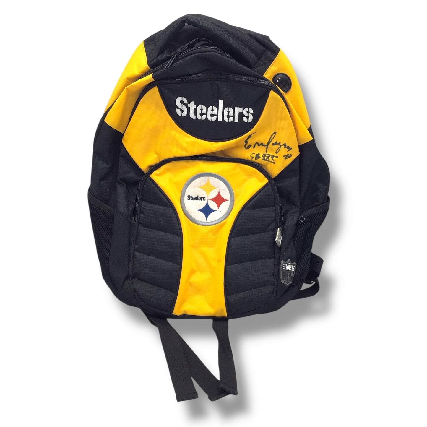 Erric Pegram Signed Steelers Back Pack | Super Bowl XXX