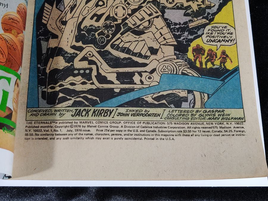 Eternals #1 - Marvel 1976 - by Jack 'The King' Kirby - FN+