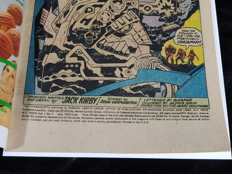 Eternals #1 - Marvel 1976 - by Jack 'The King' Kirby - FN+