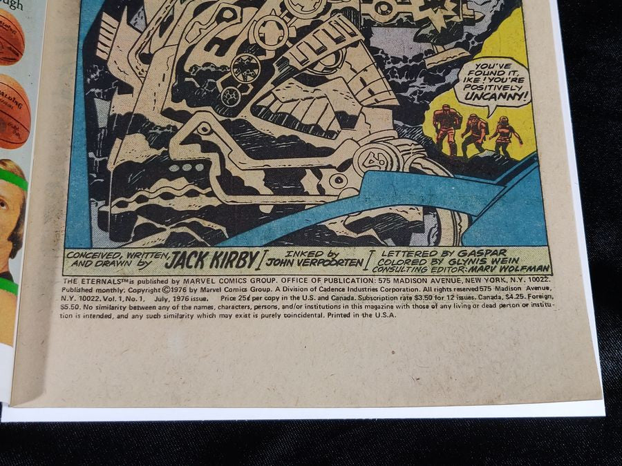 Eternals #1 - Marvel 1976 - by Jack 'The King' Kirby - VF/NM