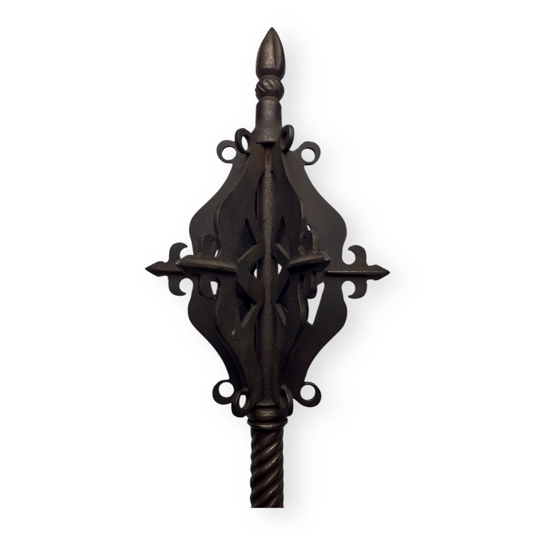 European Knight's Flanged Battle Mace w/ Spiral Grip 16th-17th Century