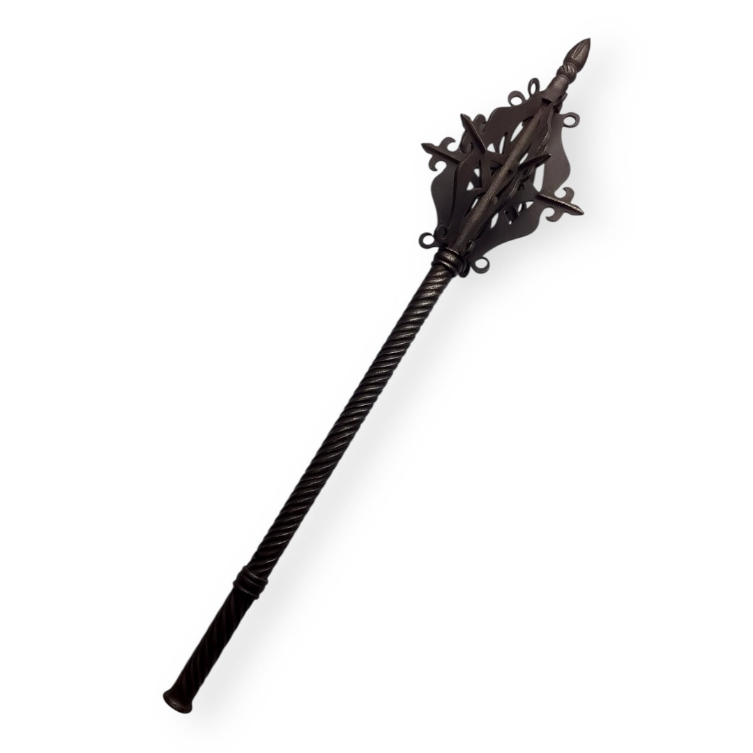European Knight's Flanged Battle Mace w/ Spiral Grip 16th-17th Century
