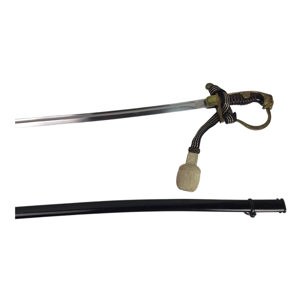 Exceptional German WW2 Heer Officer’s Sword by Ernst Pack & Söhne | Rare Maker & “Siegfried” Logo | Rare Portapee