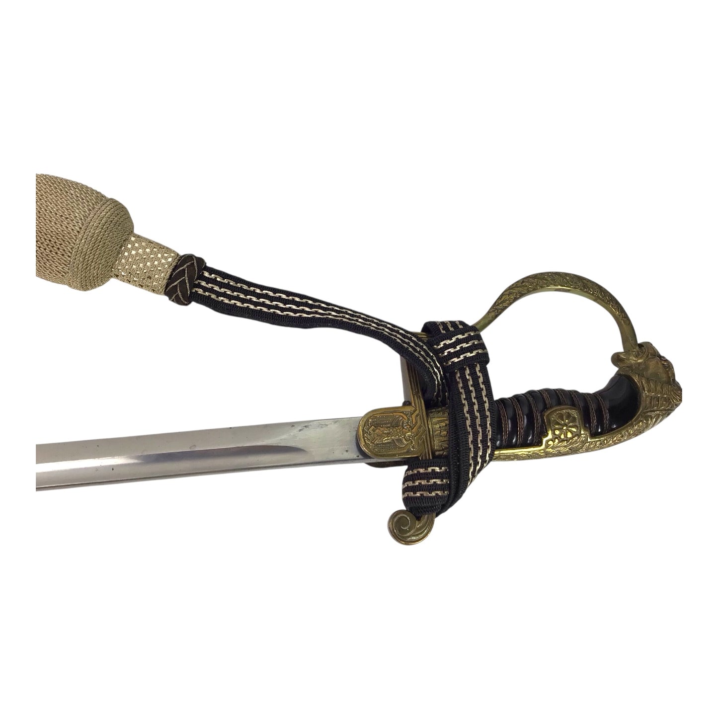 Exceptional German WW2 Heer Officer’s Sword by Ernst Pack & Söhne | Rare Maker & “Siegfried” Logo | Rare Portapee