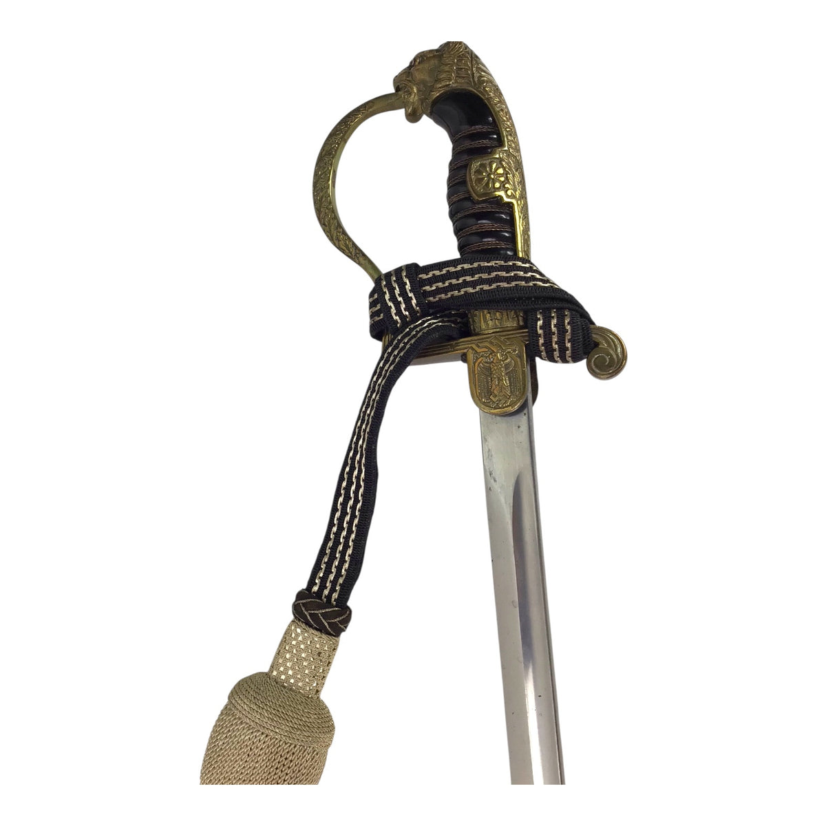 Exceptional German WW2 Heer Officer’s Sword by Ernst Pack & Söhne | Rare Maker & “Siegfried” Logo | Rare Portapee