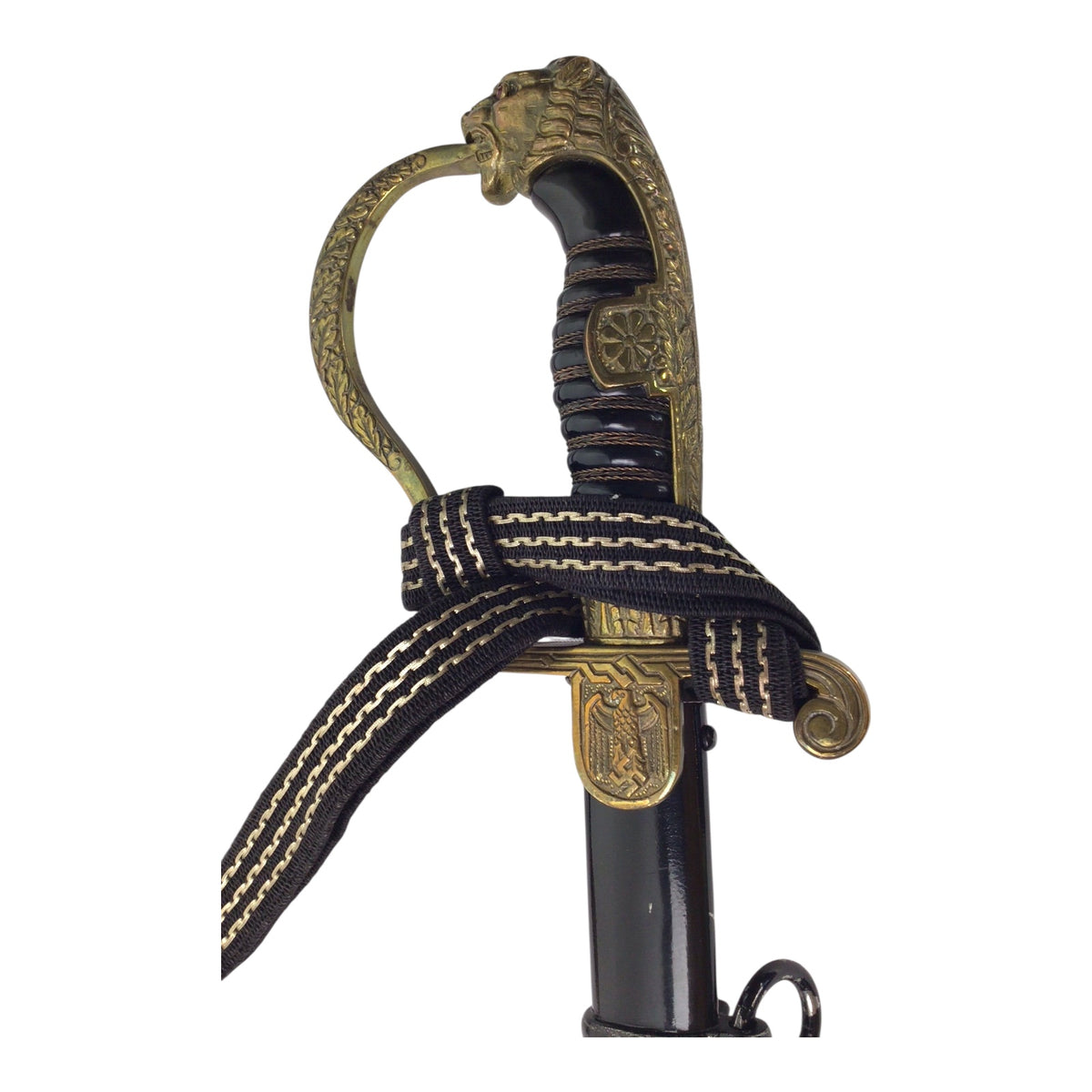 Exceptional German WW2 Heer Officer’s Sword by Ernst Pack & Söhne | Rare Maker & “Siegfried” Logo | Rare Portapee