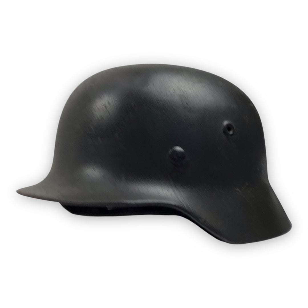 Exceptionally Rare German WW2 Waffen-SS M1935 Single Decal Combat Helmet - Named