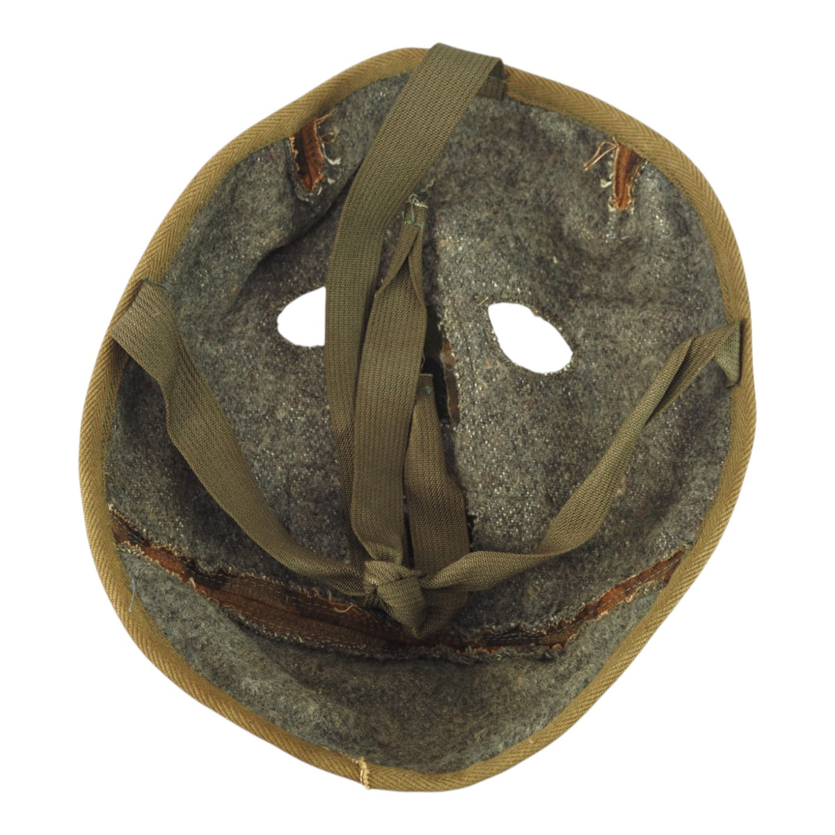 Exceptionally Rare Waffen-SS Oak Leaf Camouflage Cold Weather Face Mask, Mint German WW2 Wearable