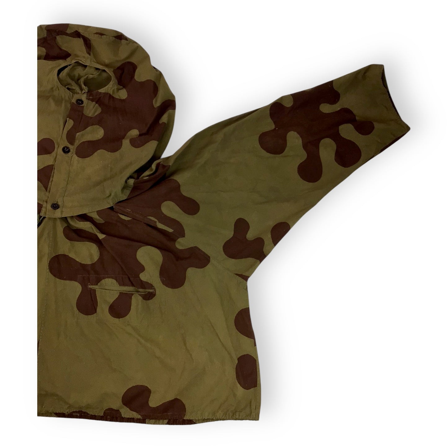 Extremely Rare WW2 Soviet Sniper Smock with Face Veil | Amoeba Camouflage | Museum Provenance