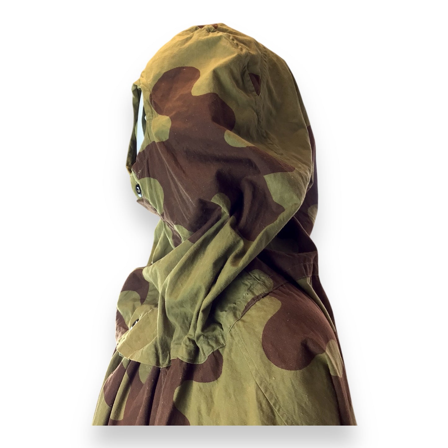 Extremely Rare WW2 Soviet Sniper Smock with Face Veil | Amoeba Camouflage | Museum Provenance