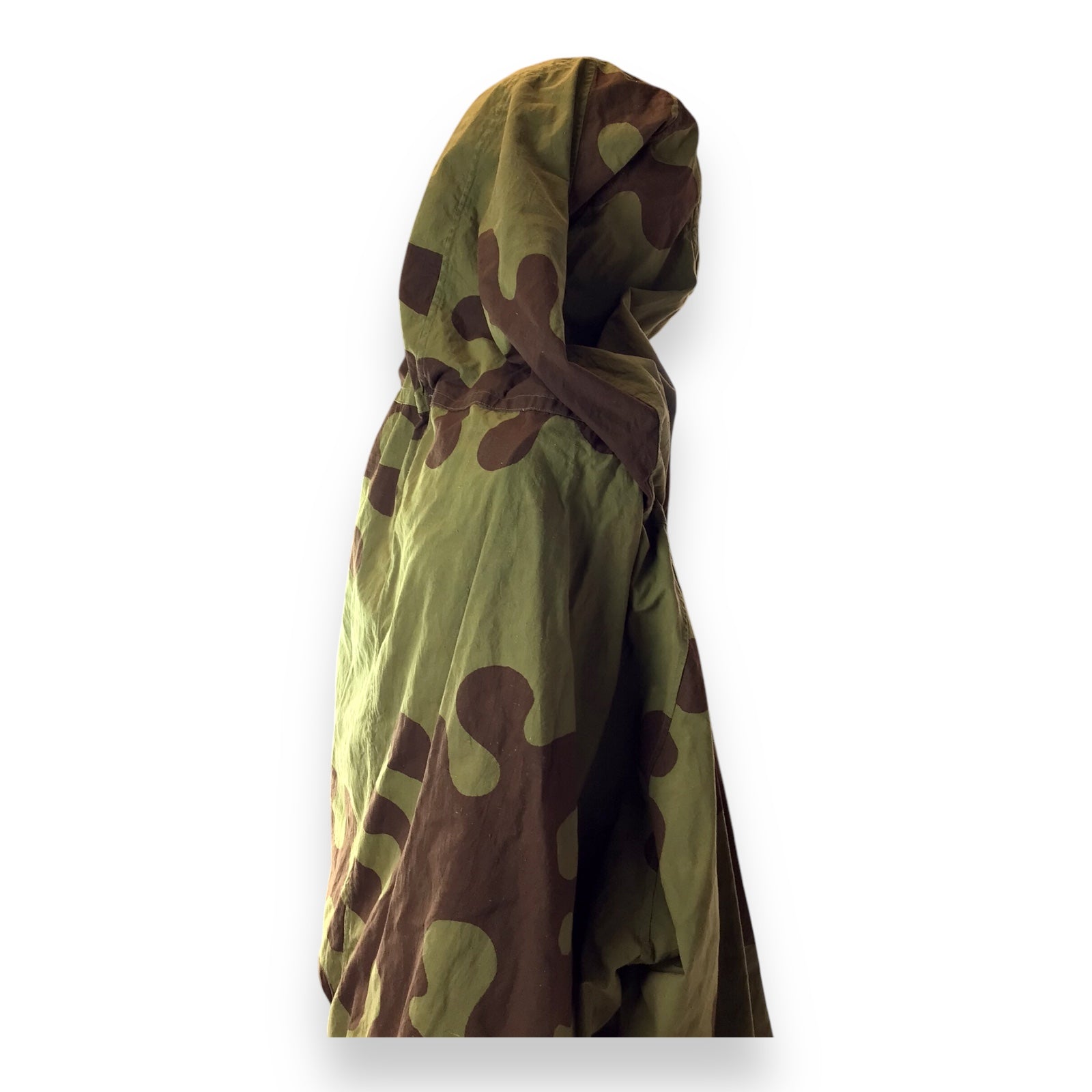 Extremely Rare WW2 Soviet Sniper Smock with Face Veil | Amoeba Camouflage | Museum Provenance