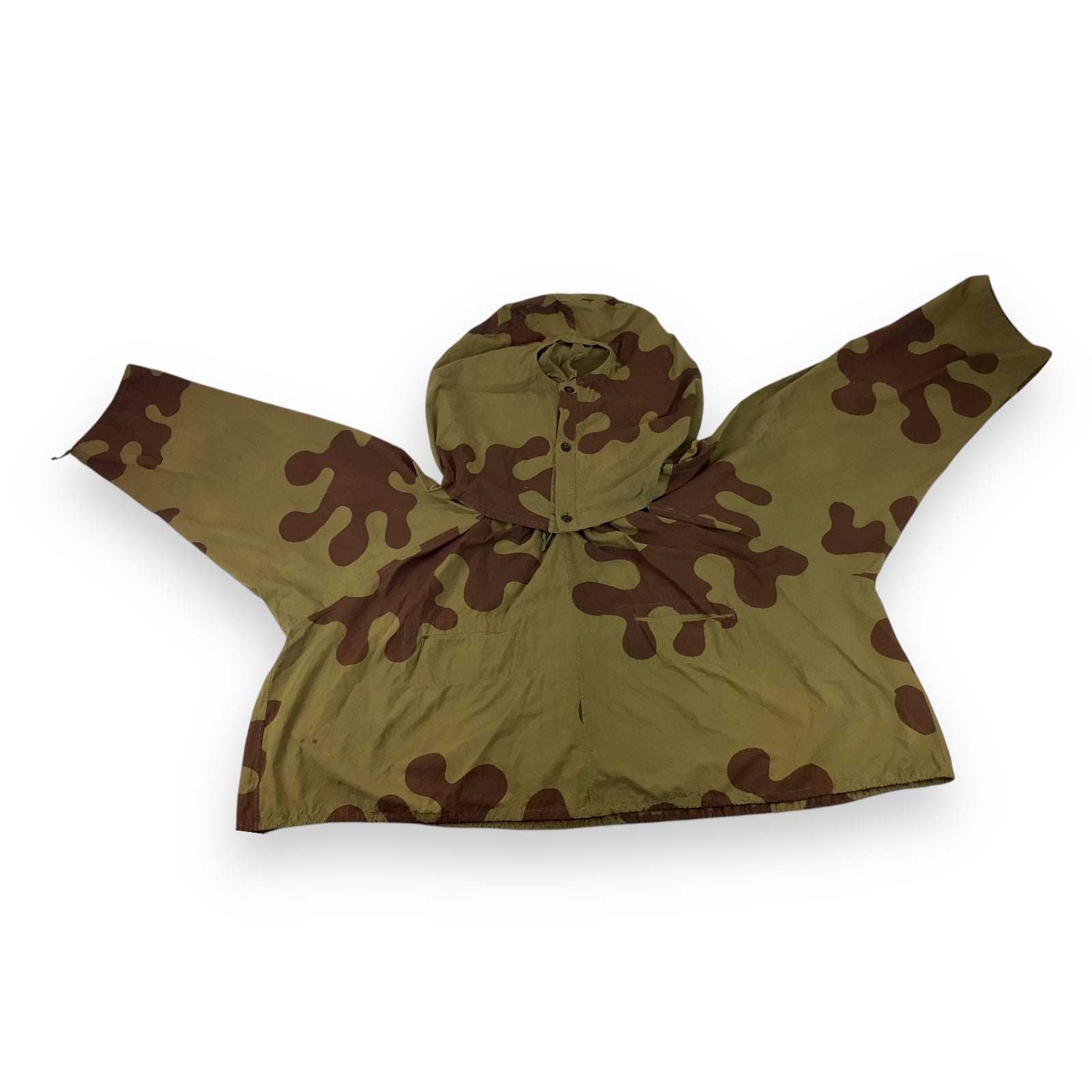 Extremely Rare WW2 Soviet Sniper Smock with Face Veil | Amoeba Camouflage | Museum Provenance
