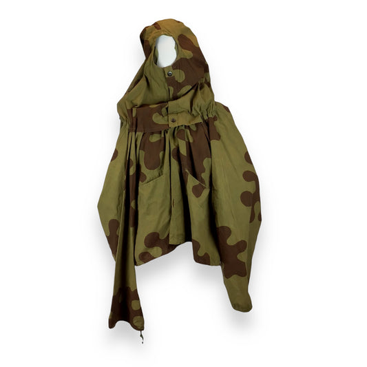 Extremely Rare WW2 Soviet Sniper Smock with Face Veil | Amoeba Camouflage | Museum Provenance