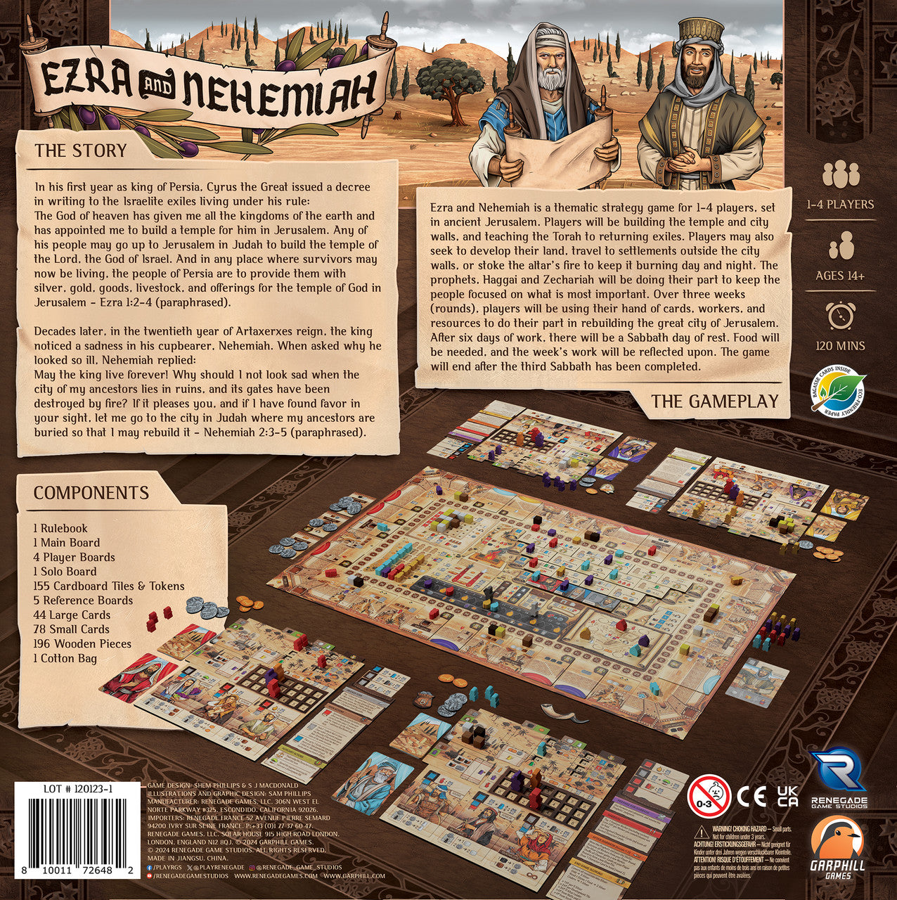 Ezra and Nehemiah Board Game
