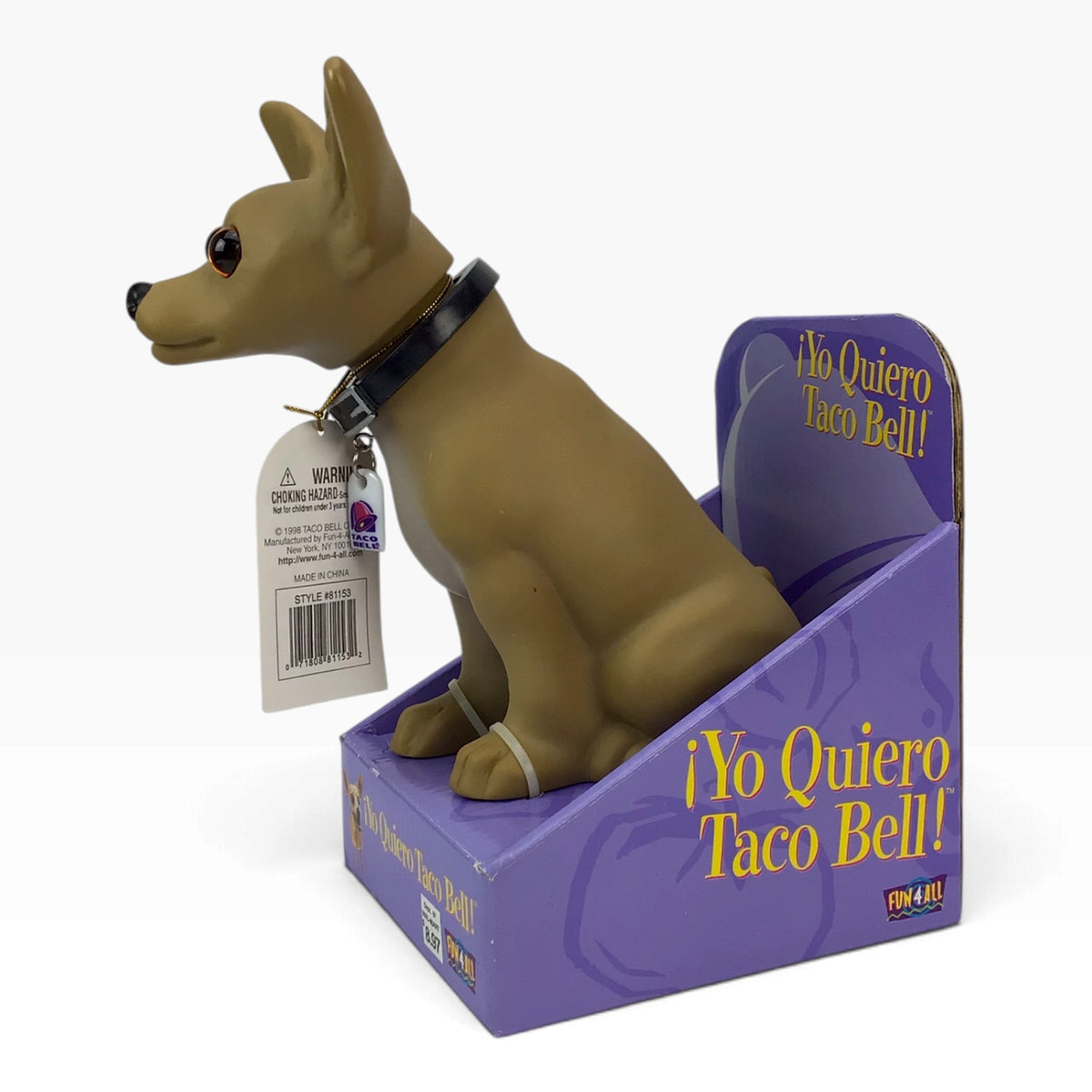 Yo Quiero Taco Bell Chihuahua Bobblehead Figure (1999) – Fun4All #81153