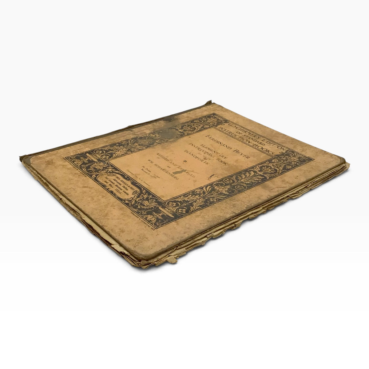 Ferdinand Beyer Elementary Instruction Book for the Pianoforte – G. Schirmer 1899