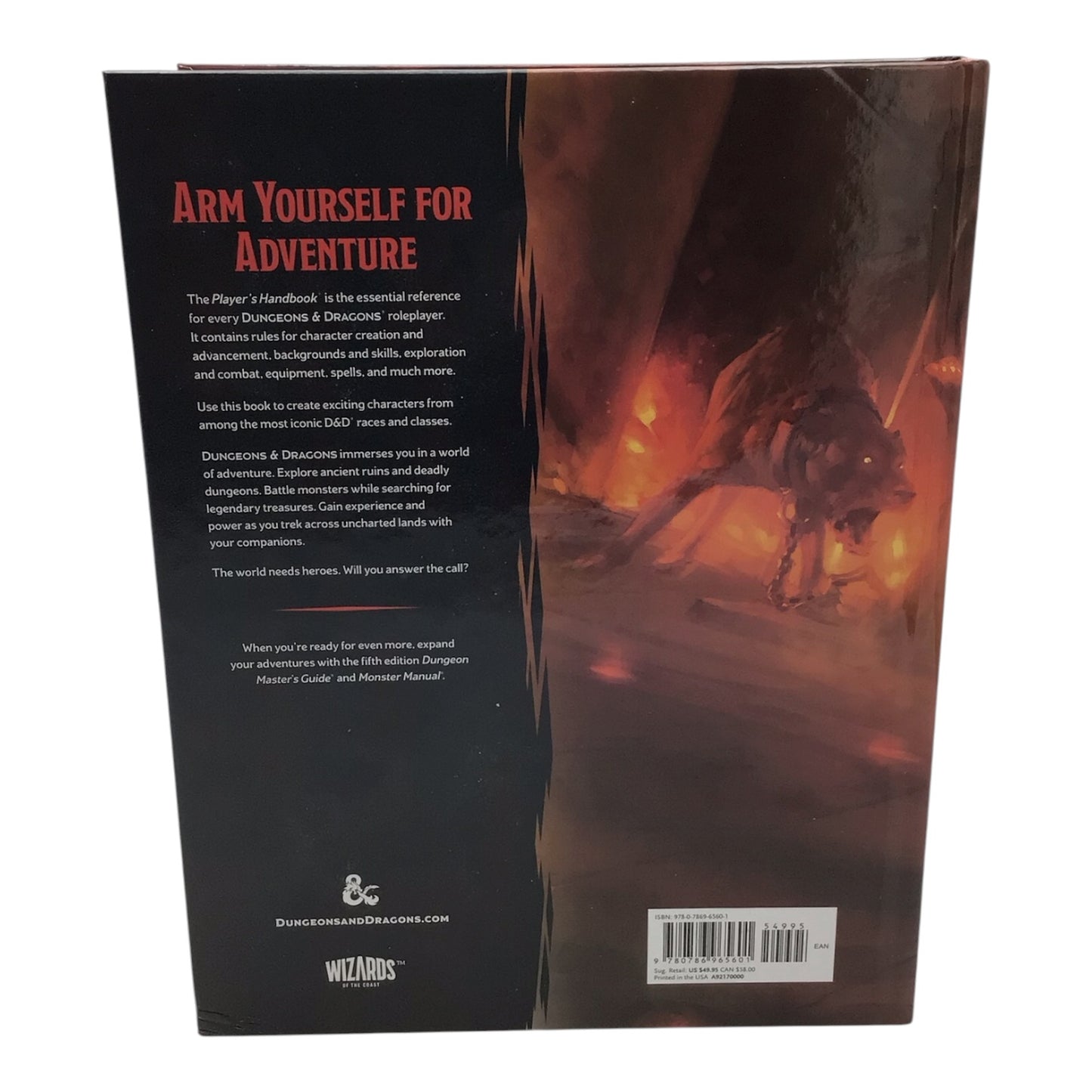 Dungeons & Dragons Player's Handbook Hardcover - Tenth Printing 2018