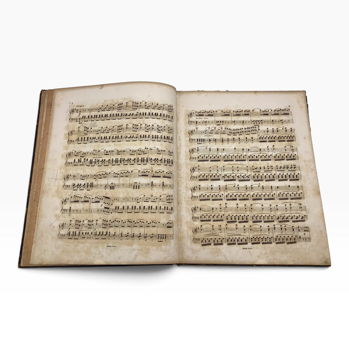 Antique 1800s German Sammelband – Custom Bound Collection of Piano Sheet Music