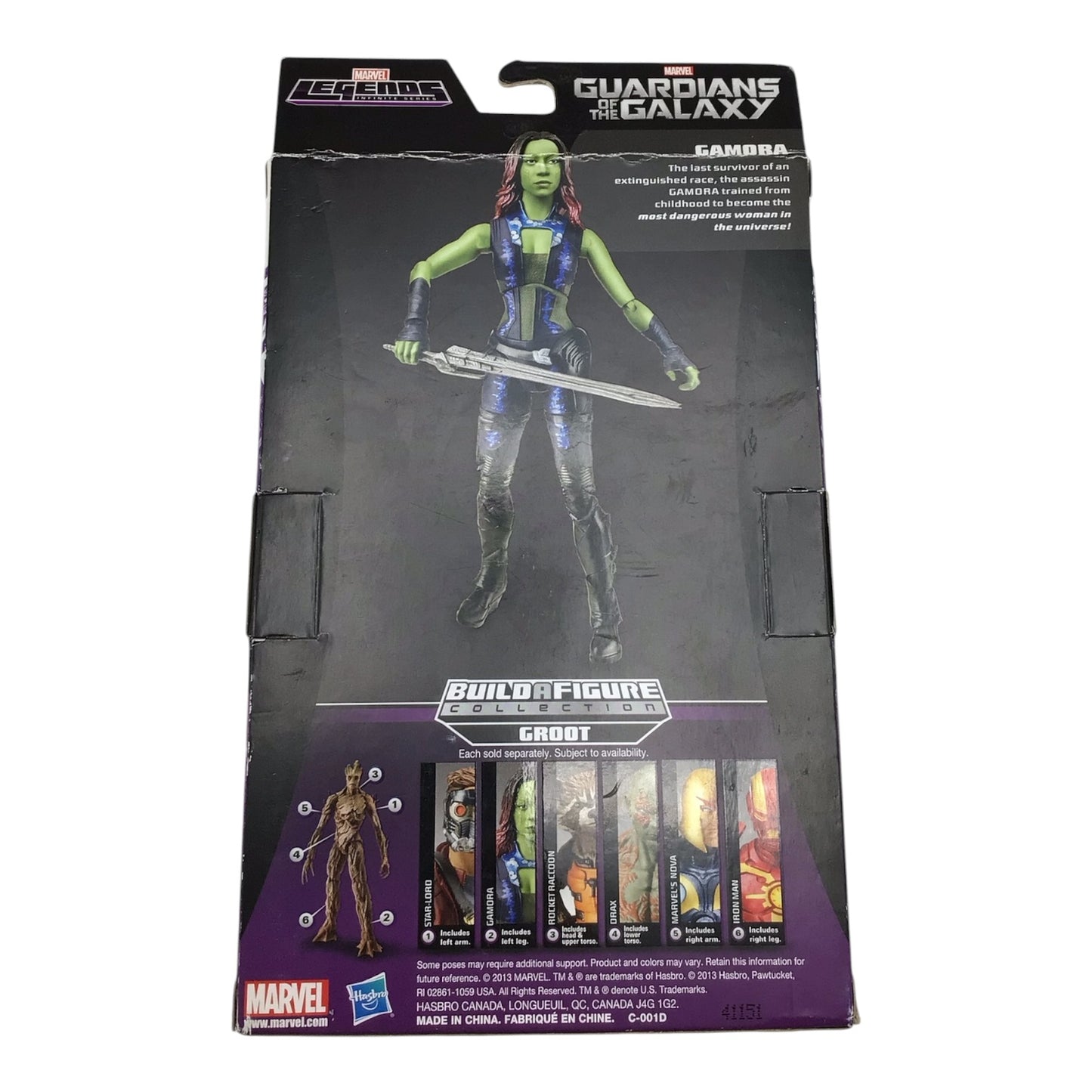 Marvel Gamora Figure - Guardians of the Galaxy Legends Infinite Series (2013)