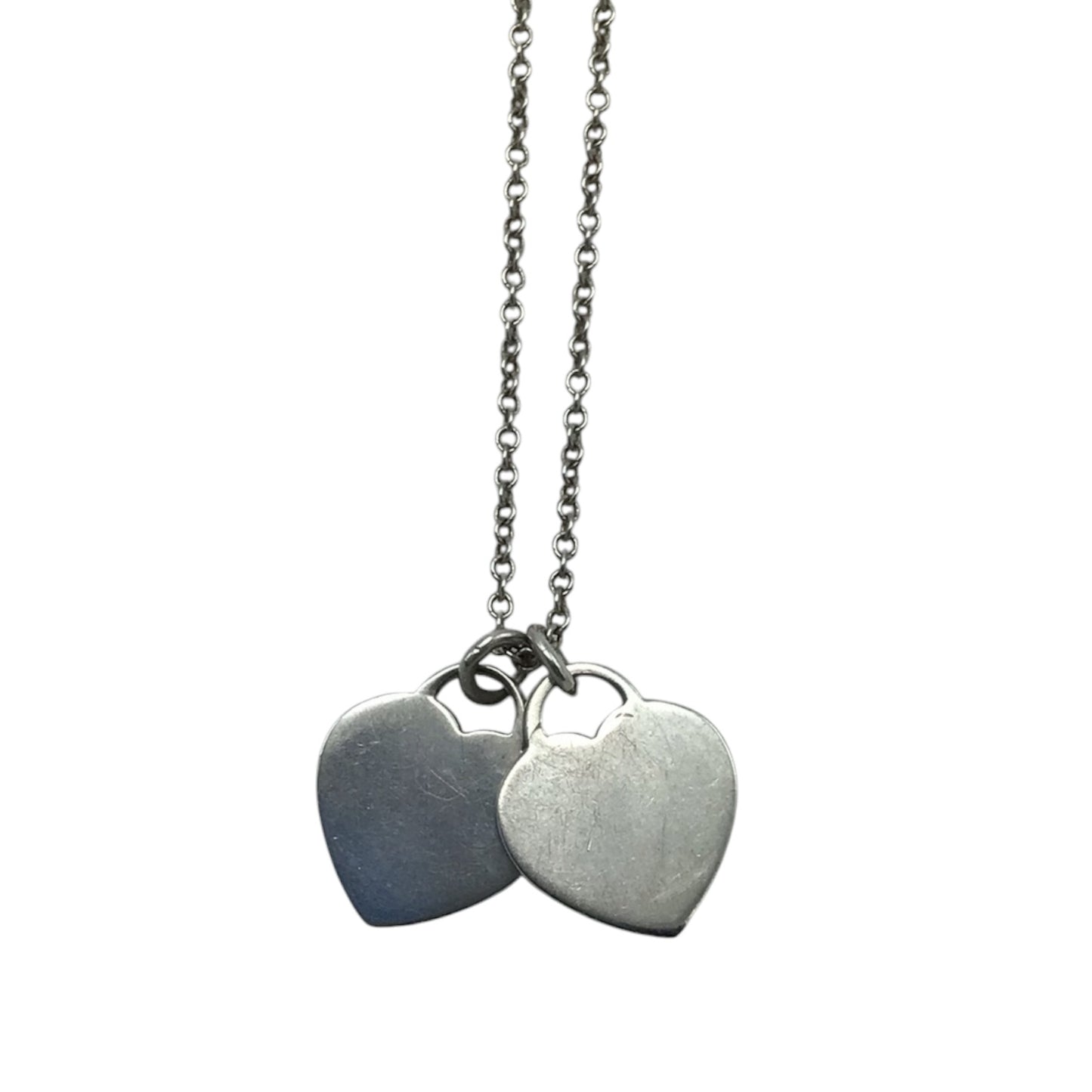 Tiffany & Co. Return to Tiffany Double Heart Tag Pendant Necklace