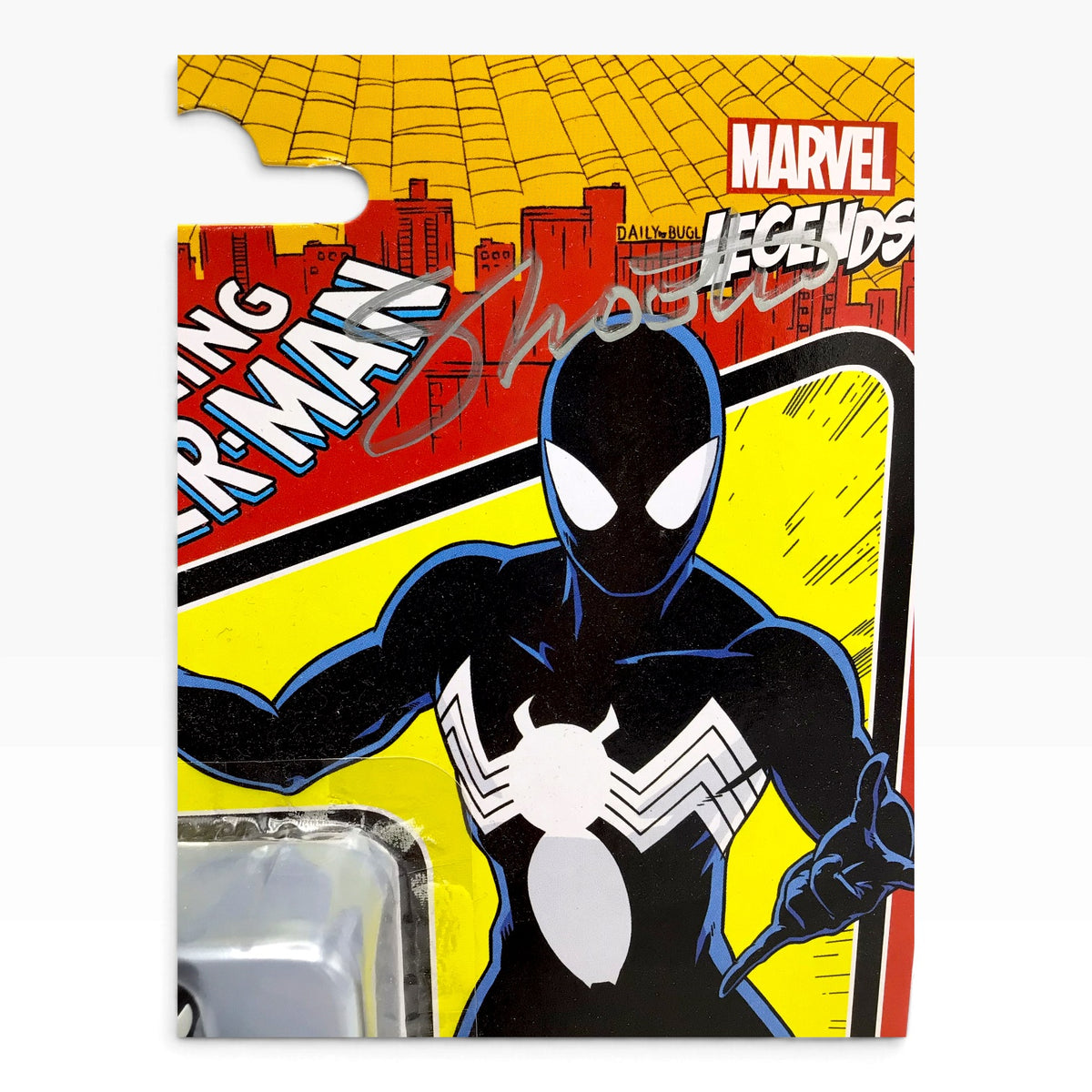 Marvel Legends Retro Symbiote Spider-Man Action Figure – Signed by Jim Shooter – 2021