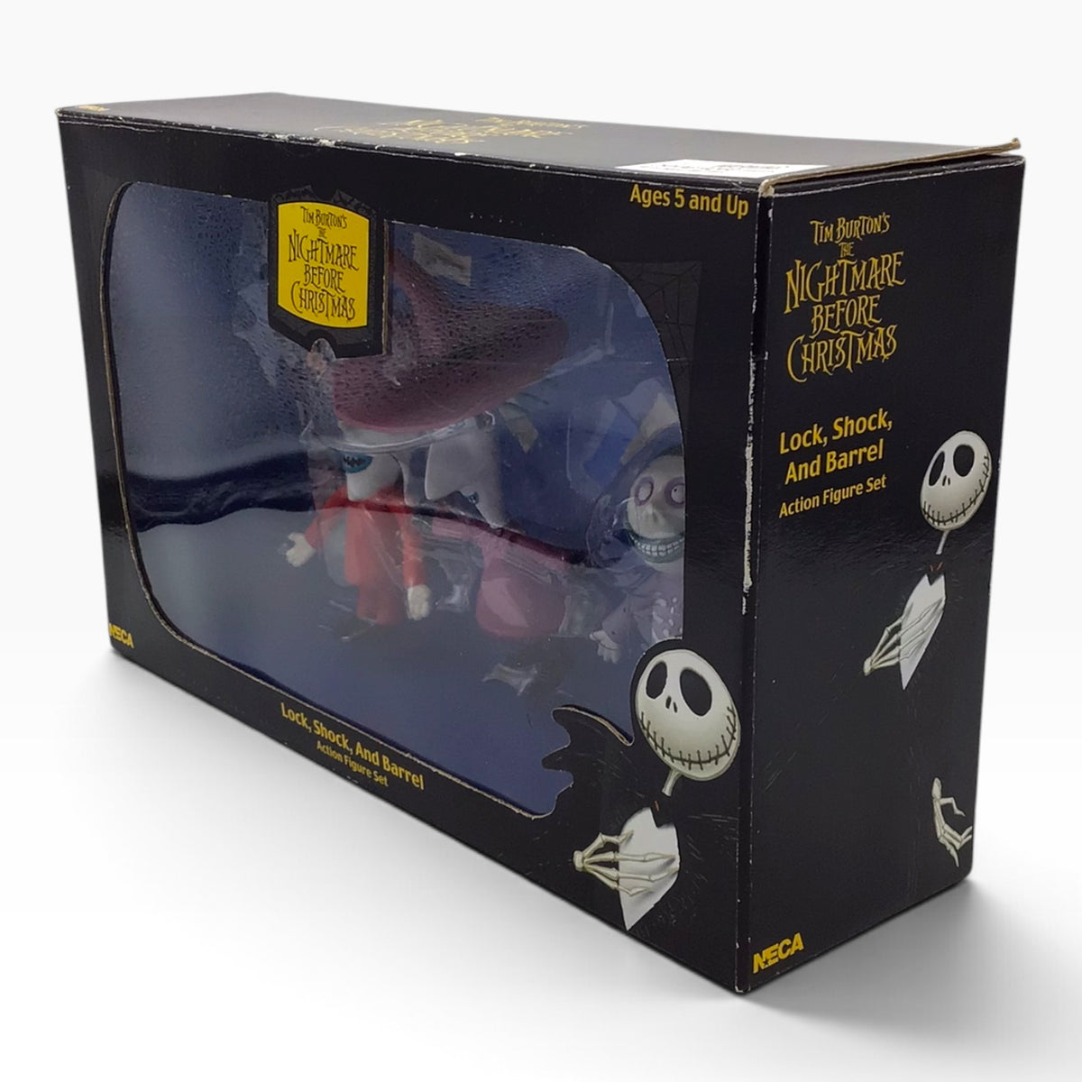 Tim Burton's The Nightmare Before Christmas Lock, Shock & Barrel Action Figure Set – NECA Reel Toys – 2004