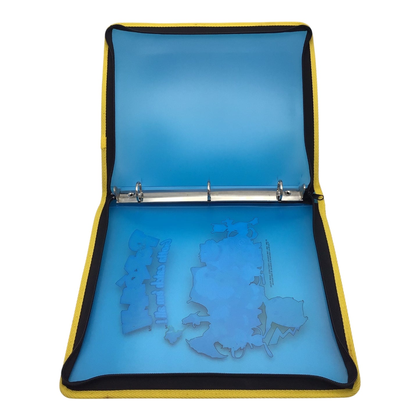 Nintendo Pokémon Blue Translucent Three-Ring Binder – Vintage School Supply Collectible