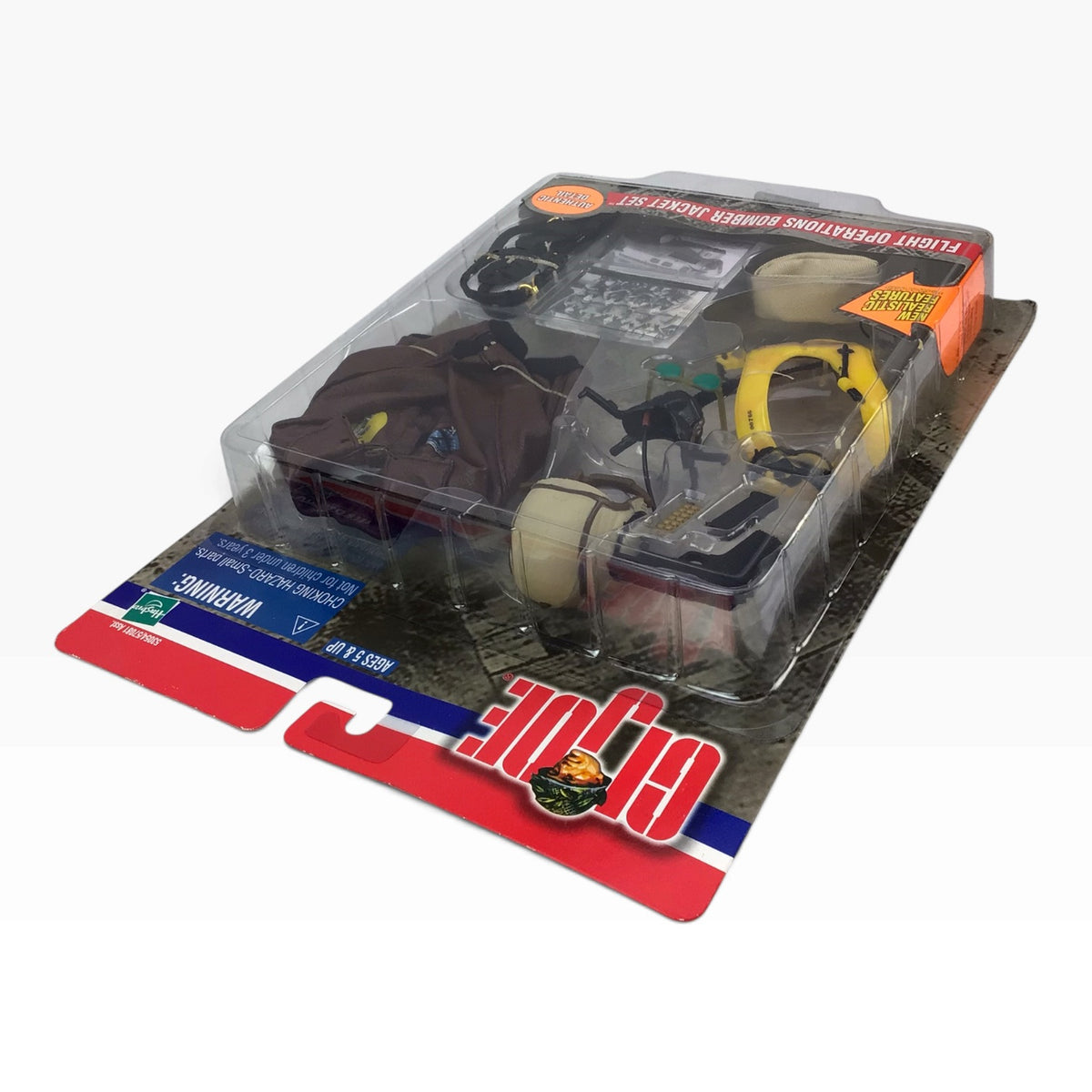 GI Joe Flight Operations Bomber Jacket Mission Gear Set (2001) – Hasbro Battle Gear #53054