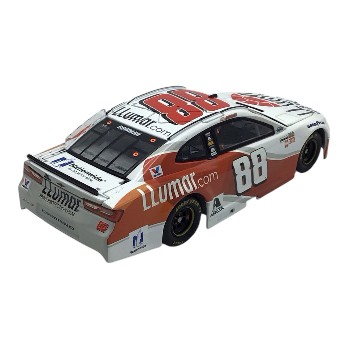 Alex Bowman #88 Llumar 2018 Camaro ZL1 Elite Diecast Model