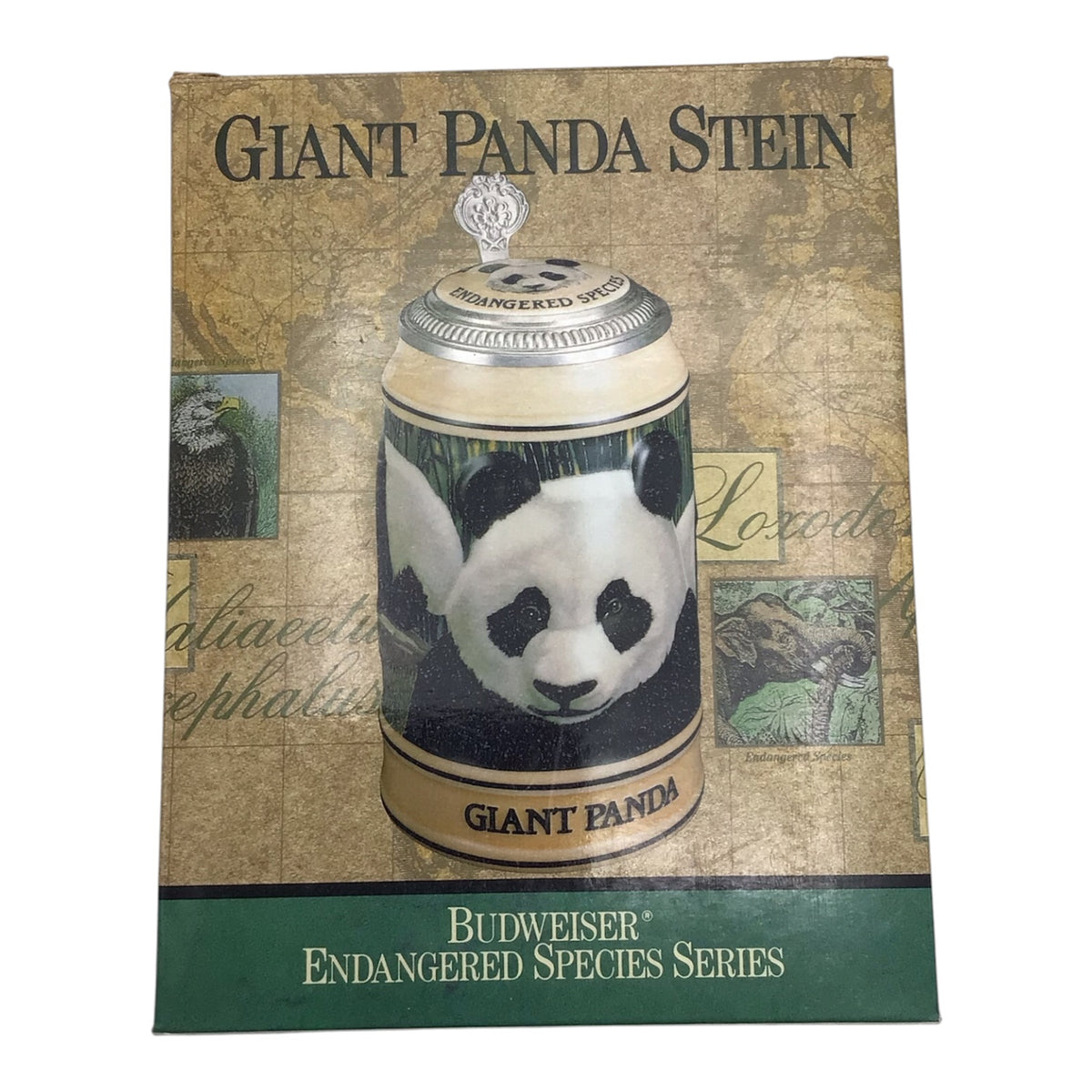 Budweiser Giant Panda Stein - Endangered Species Series