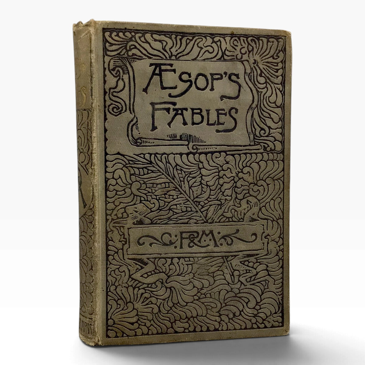 Antique Aesop's Fables 1889 Illustrated Edition – Pollard & Moss – Vintage Book