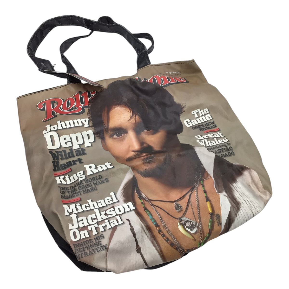 Rolling Stone Originals Johnny Depp Tote Bag w/ Original Tag