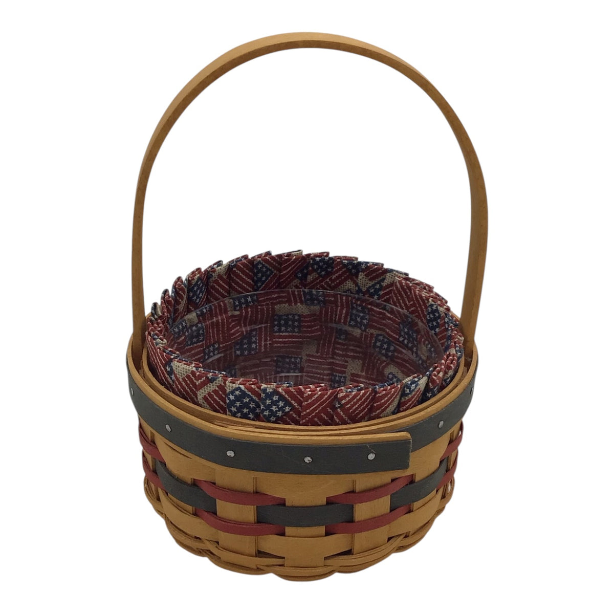 Longaberger 1997 Inaugural Basket w/ Liner & Protector